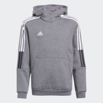 adidas Youth Tiro 21 Sweat Pullover Hoodie - Grey