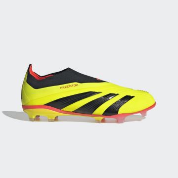 adidas Youth Predator Elite Laceless Firm Ground Cleats - Solar Yellow