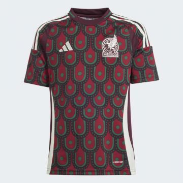adidas Youth Mexico 2024 Home Jersey - Red / Green