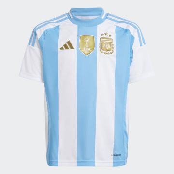 adidas Youth Argentina 2024 Home Jersey - White / Sky