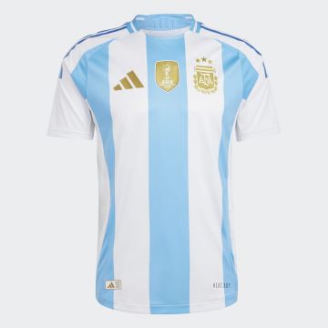 adidas Argentina 2024 Authentic Home Jersey - White / Sky