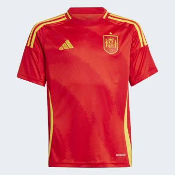 adidas Youth Spain 2024 Home Jersey - Red