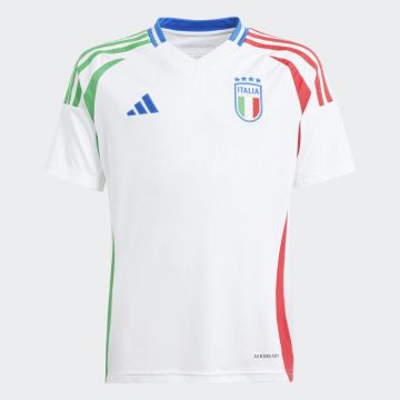 adidas Youth Italy Away Jersey - White