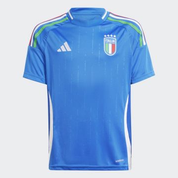 adidas Youth Italy 2024 Home Jersey - Blue