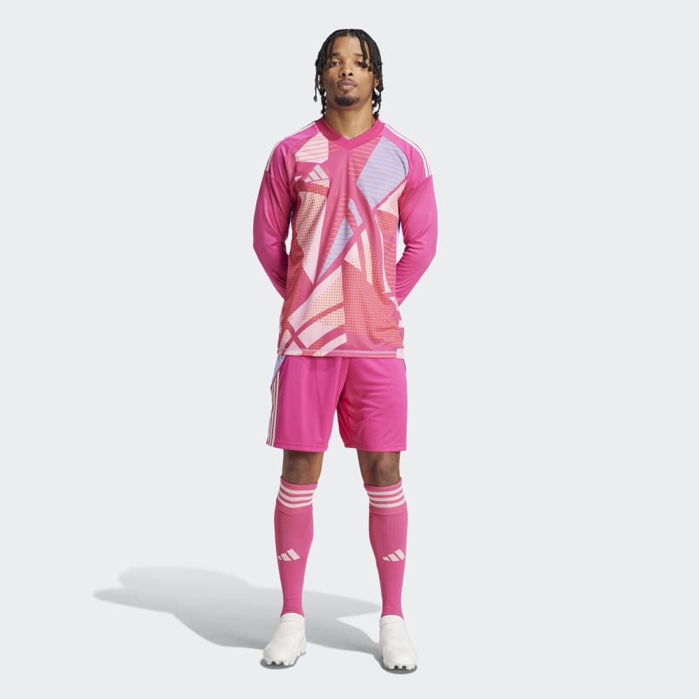 Manchester City Blank Pink Goalkeeper Long Sleeves Kid Soccer Club Jersey