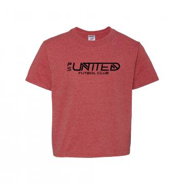 Youth Pewaukee Sussex United Dri-Power T-Shirt - Heather Red