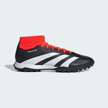 adidas Predator League Turf Shoes - Black / White / Solar Red