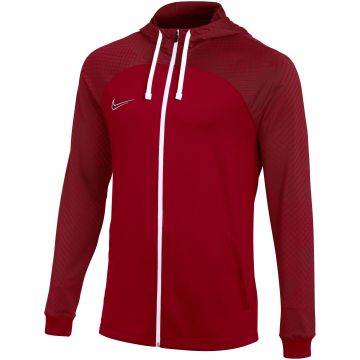Nike Dri-FIT Strike Full Zip Hooded Tracksuit Jacket - Red