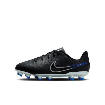 Nike Youth Tiempo Legend 10 Academy Firm Ground Cleats - Black / Royal