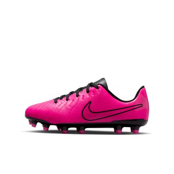 Nike Youth Legend 10 Club Firm Ground Cleat - Pink / Black