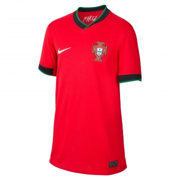 Nike Youth Portugal 2024 Stadium Home Jersey - Red
