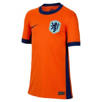 Nike Youth Netherlands 2024 Stadium Home Jersey - Orange