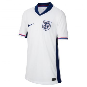 Nike Youth England 2024 Stadium Home Jersey - White