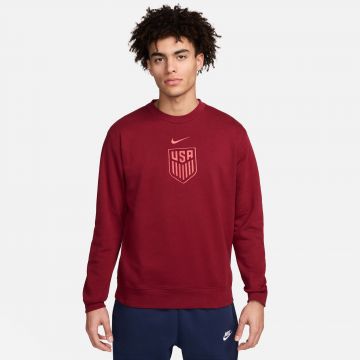 Nike USA Crest Crew Sweatshirt - Dark Red