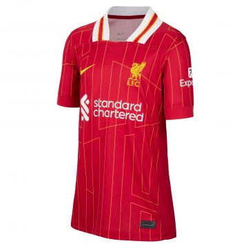 Nike Youth Liverpool 2024/25 Stadium Home Jersey - Red
