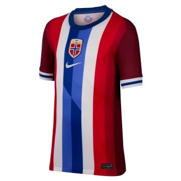 Nike Youth Norway 2024 Stadium Home Jersey - Red / Royal