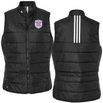 adidas Women's Croatian Eagles SC Puffer Vest - Black