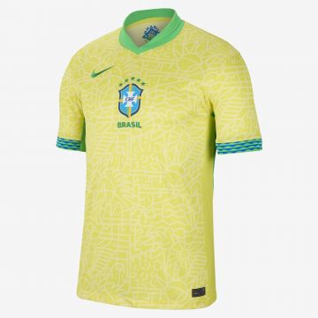 Nike Brasil 2024 Stadium Home Jersey - Yellow