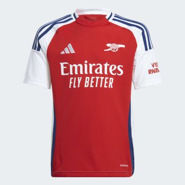 adidas Youth Arsenal 2024-25 Home Jersey - Red / White