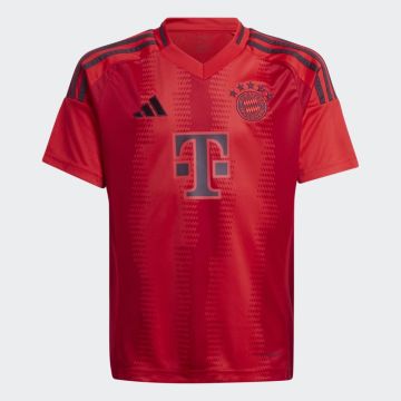 adidas Youth FC Bayern 2024-25 Home Jersey - Red / Black