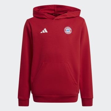 adidas Youth FC Bayern Crest Hoodie - Red