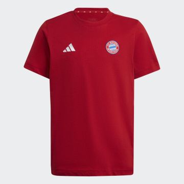 adidas Youth FC Bayern Crest T-Shirt - Red