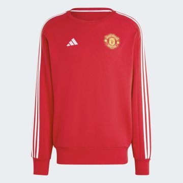 adidas Manchester United DNA Crew Sweatshirt - Red
