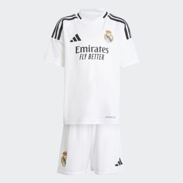 adidas Youth Real Madrid 2024-25 Home Mini Kit - White
