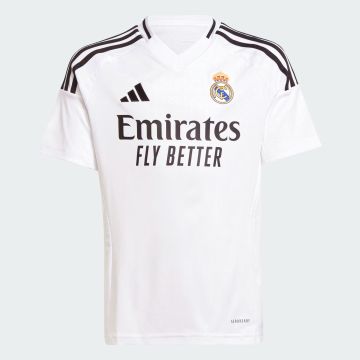 adidas Youth Real Madrid 2024-25 Home Jersey - White