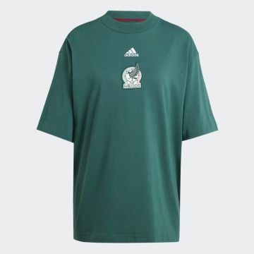 adidas Women's Mexico Crest T-Shirt - Dark Green