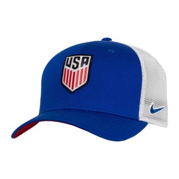 Nike USA 2024-25 Rise Trucker Hat - Royal / White