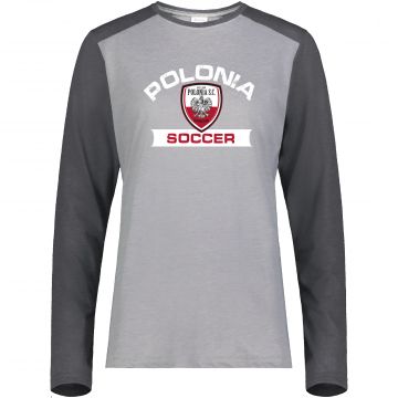 Women's Polonia SC Gameday Longsleeve T-Shirt - Grey