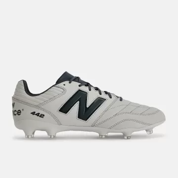 New Balance 442 V2 Pro Firm Ground Cleats (2E-WIDE) - Grey