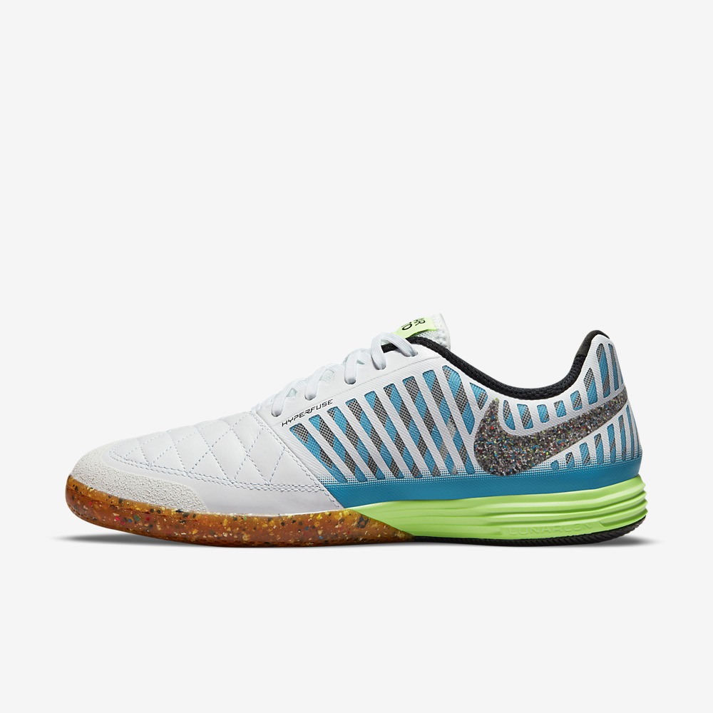 novato profundidad recinto Stefans Soccer - Wisconsin - Nike Lunar Gato II IC Indoor Soccer Shoes -  White / Blue / Green