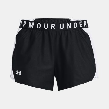 Under Armour Women's Play Up Colorblock Shorts - Black