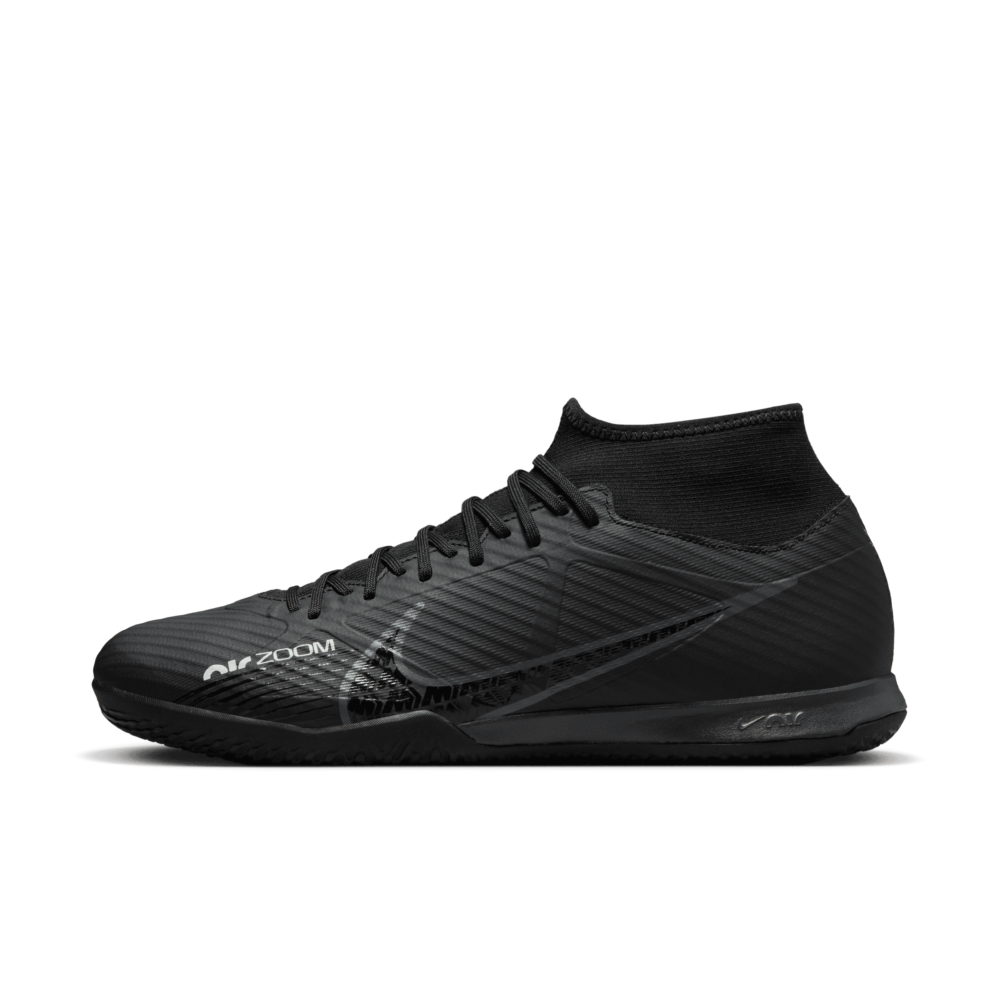 stefanssoccer.com:Nike Zoom Superfly 9 Academy Indoor Soccer Shoes - Black