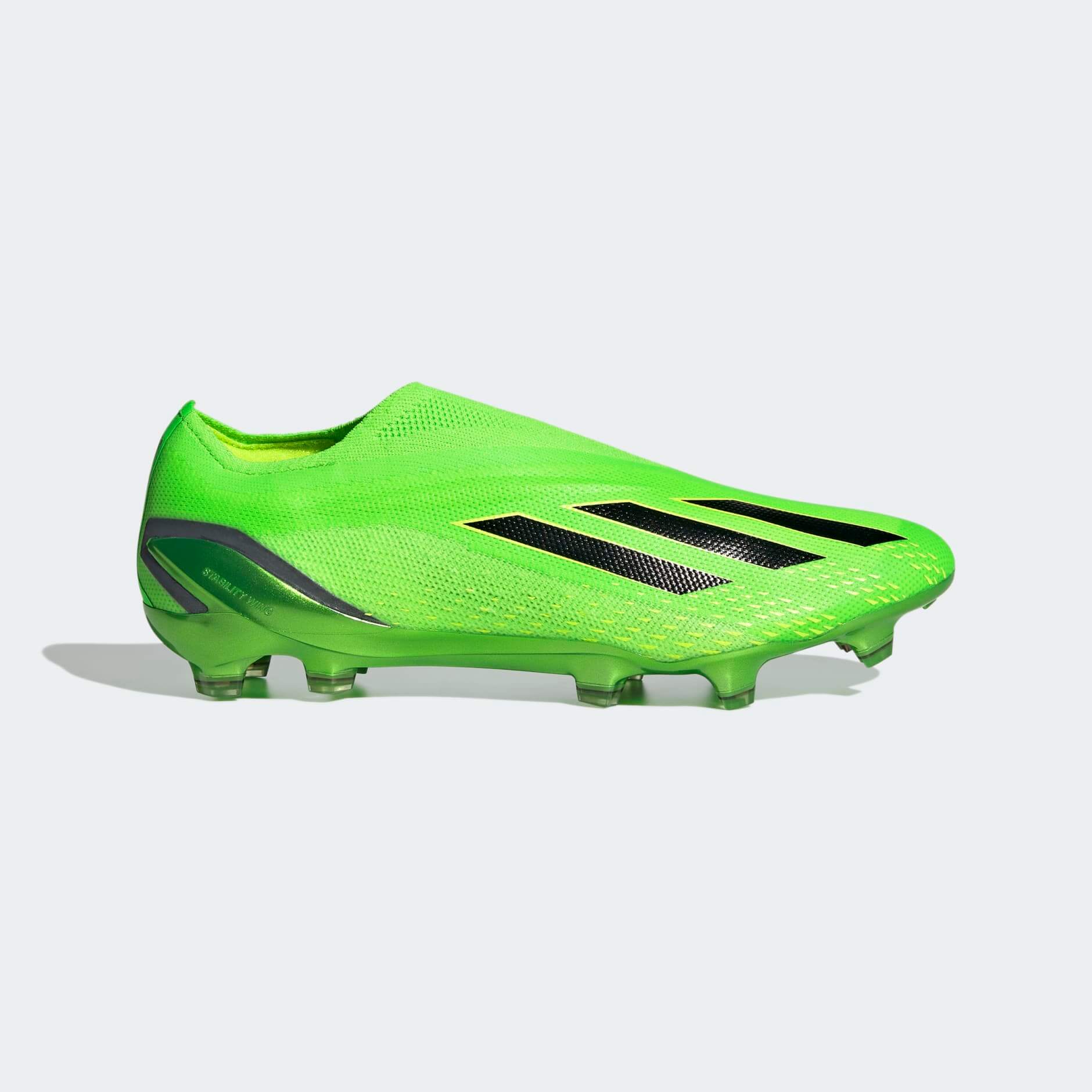 stefanssoccer.com:adidas X + Firm Ground Soccer - Solar Green