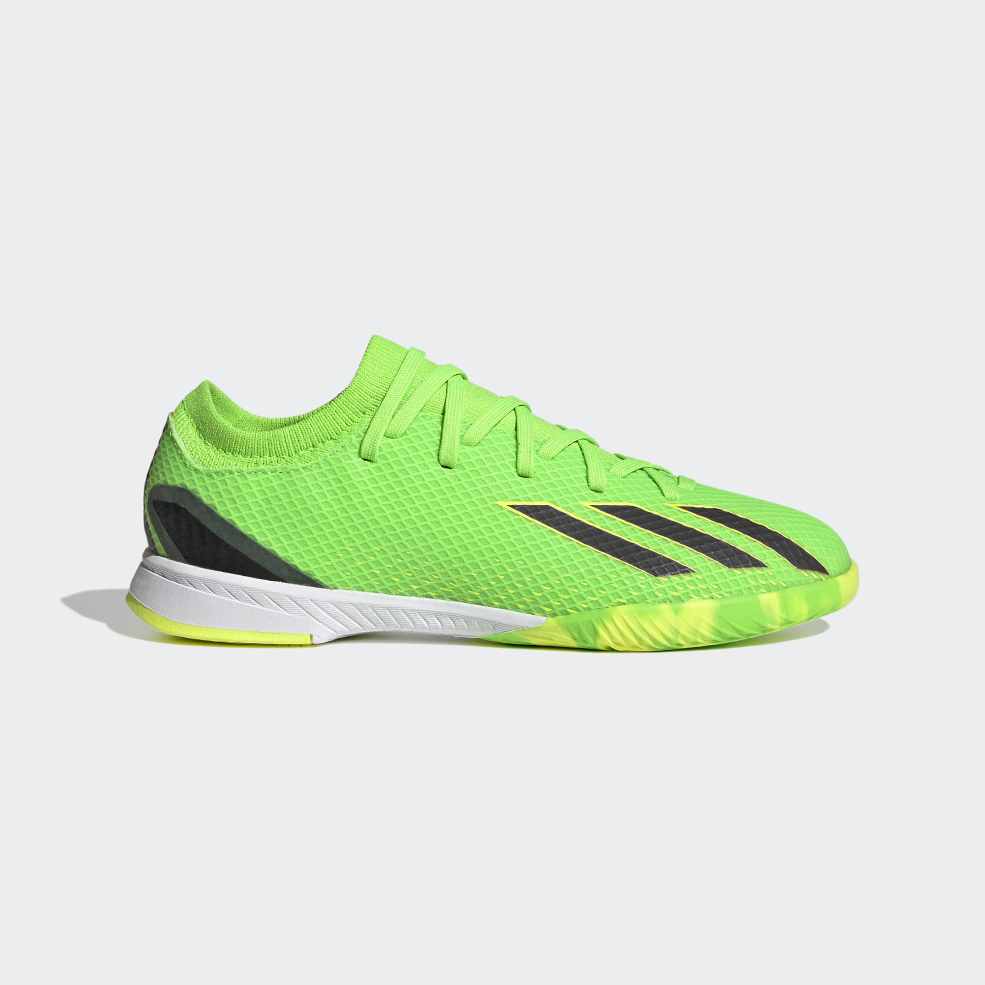 Duquesa Goteo Económico stefanssoccer.com:adidas X Speedportal.3 Youth Indoor Soccer Shoes - Solar  Green