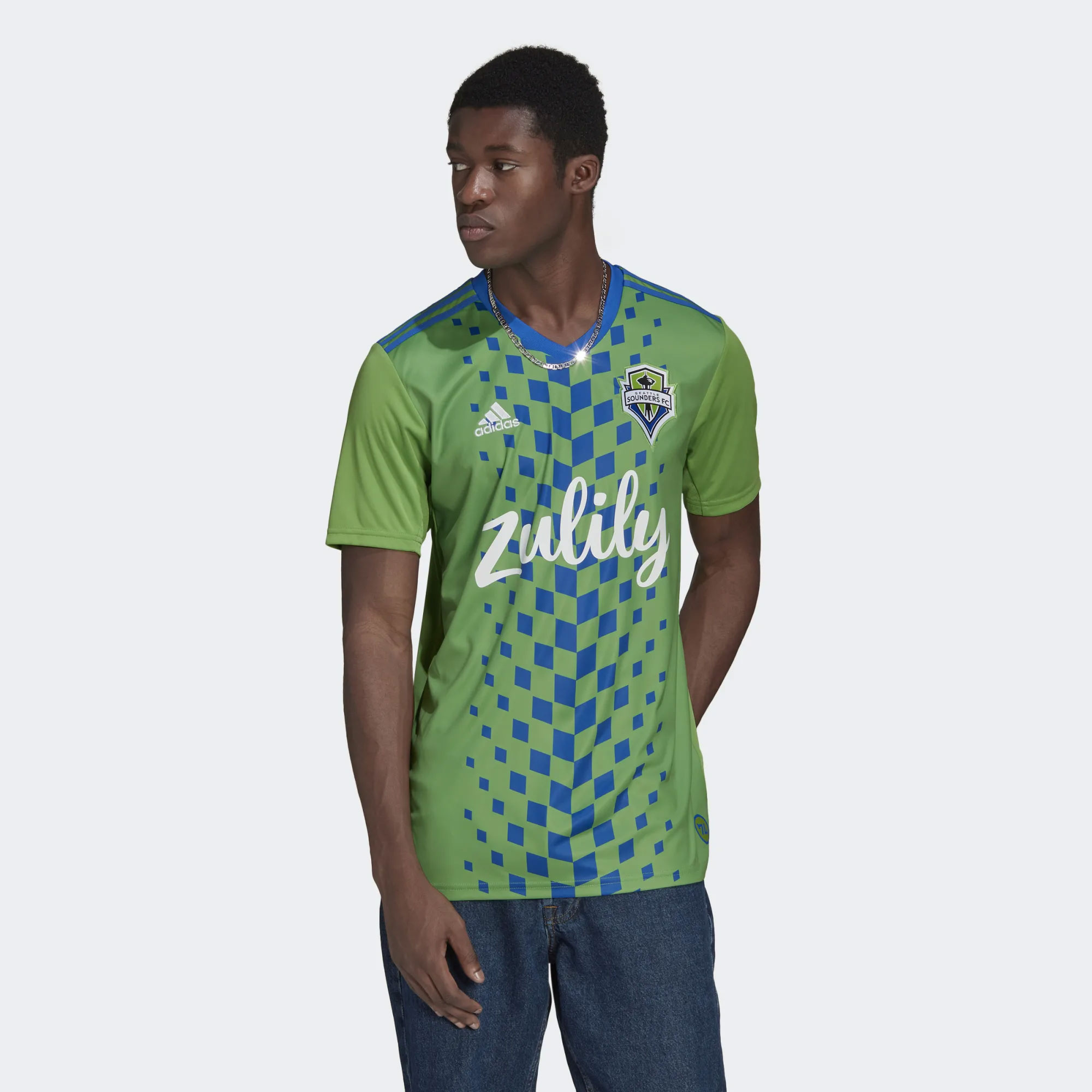 Adidas Seattle Sounders Youth Home Jersey 2020 - yxl