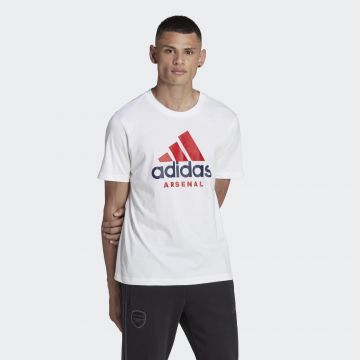 adidas Arsenal DNA Graphic T-Shirt - White