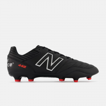 New Balance 442 V2 Pro Firm Ground Cleats - Black / Silver
