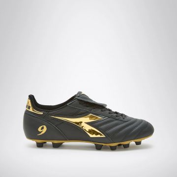 Diadora Brasil Italy OG LT+ Firm Ground Soccer Cleats - Black / Gold