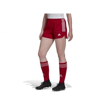 adidas Women's Condivo 22 Match Soccer Shorts - Team Power Red 2 / White