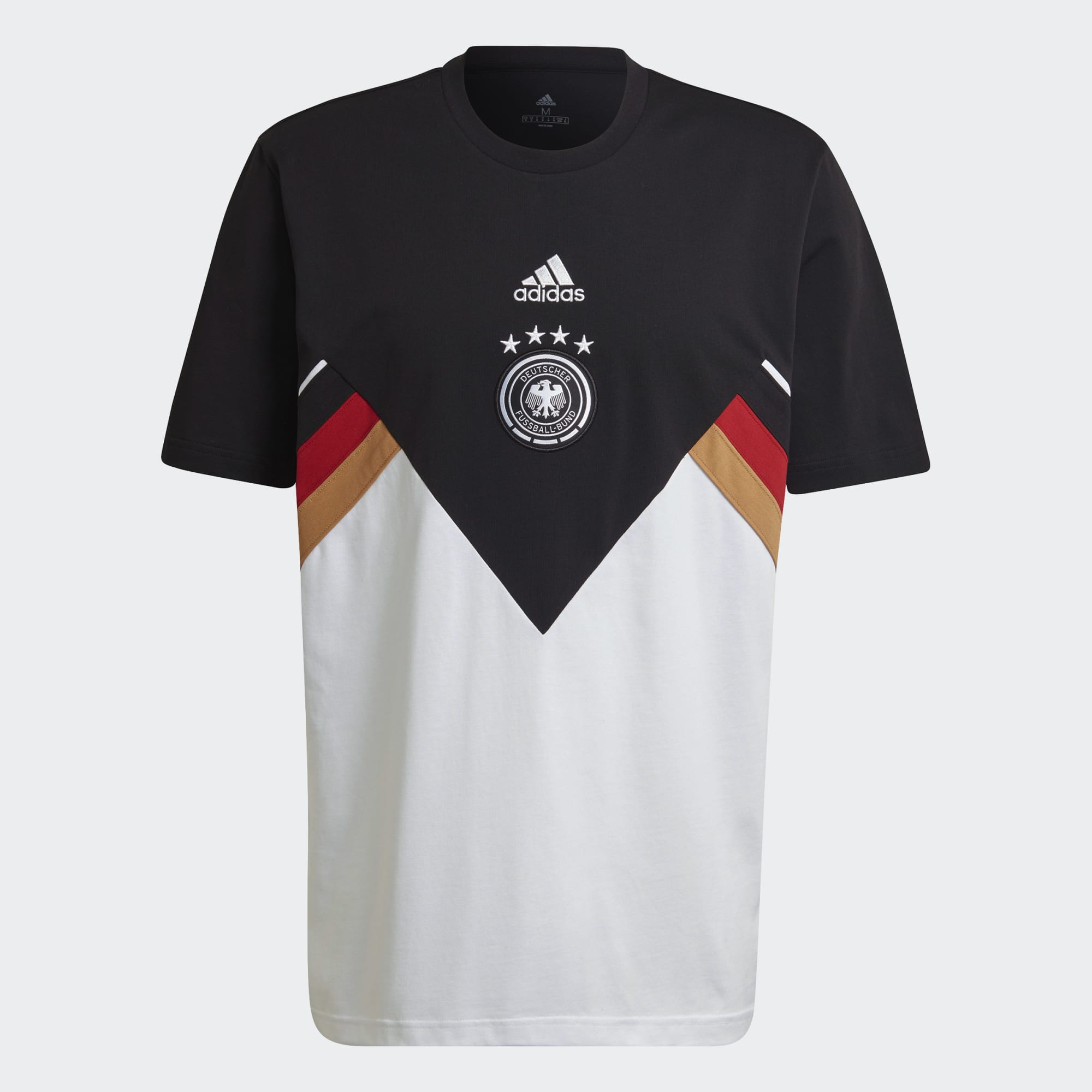 stefanssoccer.com:adidas Germany Icon Heavy Cotton Tee Black /