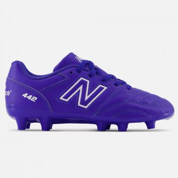 New Balance Youth 442 V2 Academy Firm Ground Soccer Cleats - Blue