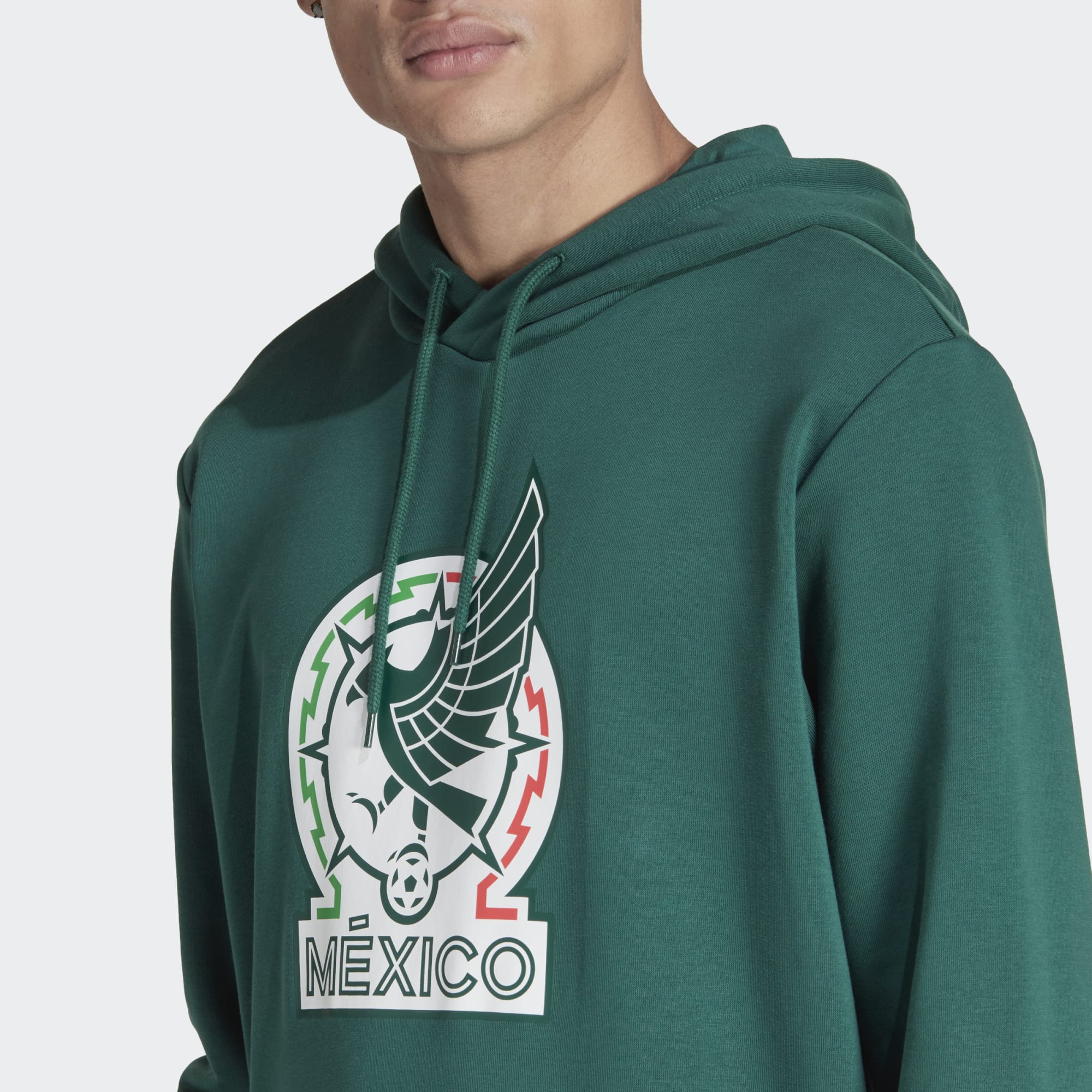 stefanssoccer.com:adidas Mexico DNA Graphic Hoodie Green 