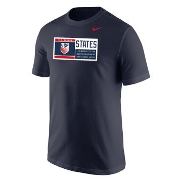 Nike Team USA States Label T-Shirt - Navy