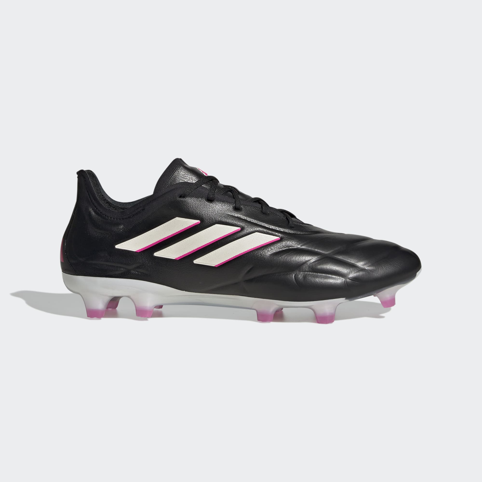 occidental Dios Copiar Stefans Soccer - Wisconsin - adidas Copa Pure.1 Firm Ground Cleats - Core  Black / Zero Metalic / Team Shock Pink 2