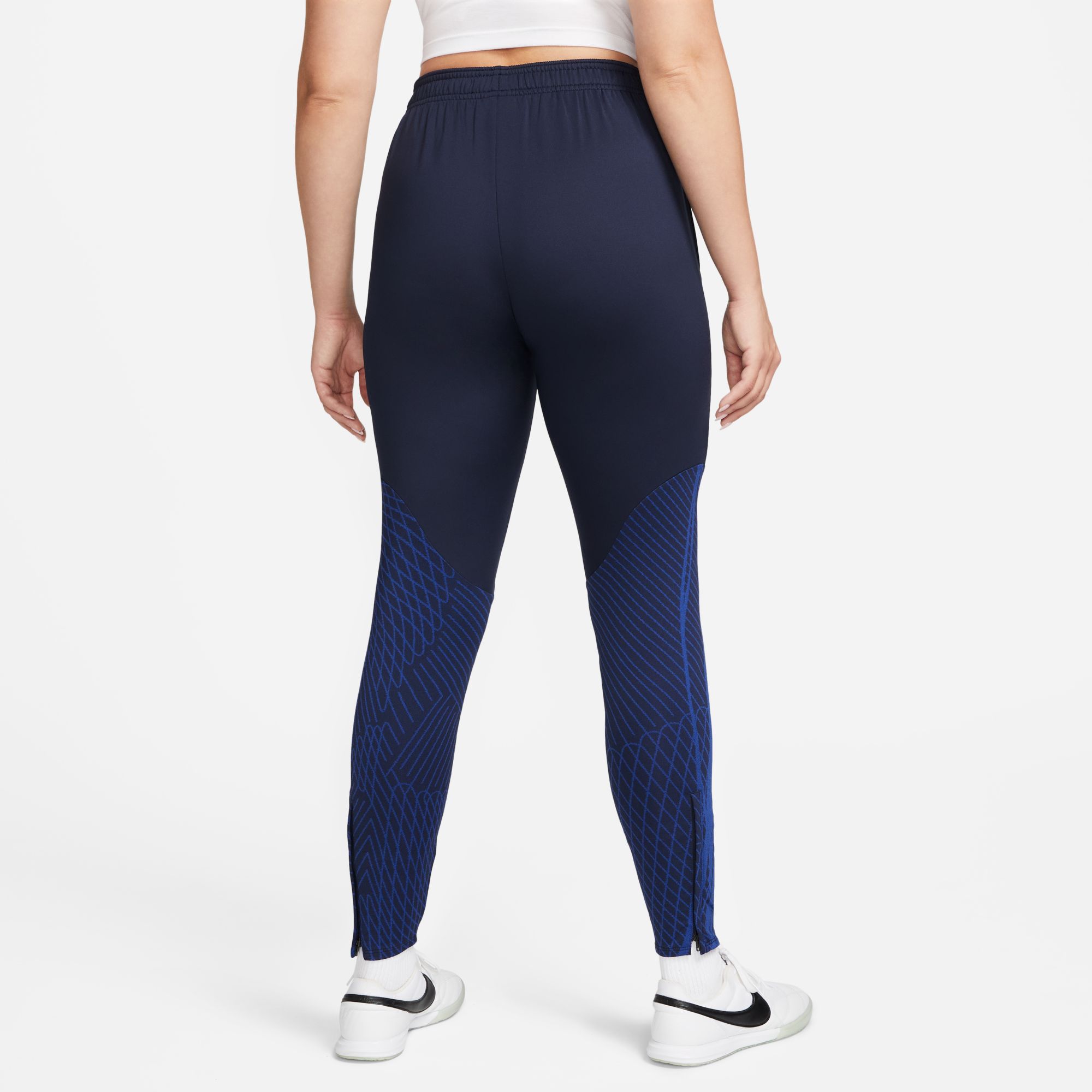 Nike Pro Strike Dri-Fit Sliding Pants Women Blue White 