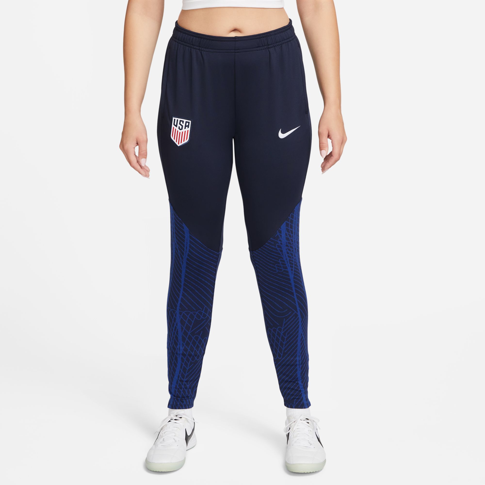 Nike Women's USA 2022 Strike Knit Training Pants - Navy